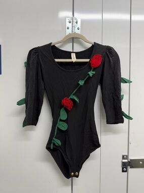 Samantha Pleet XS Rose Bodysuit